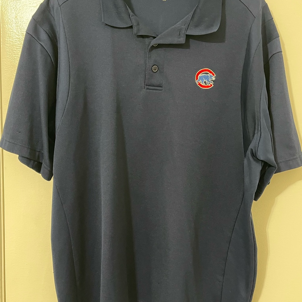 Sporto Dark Blue Shirt with Chicago Cubs logo